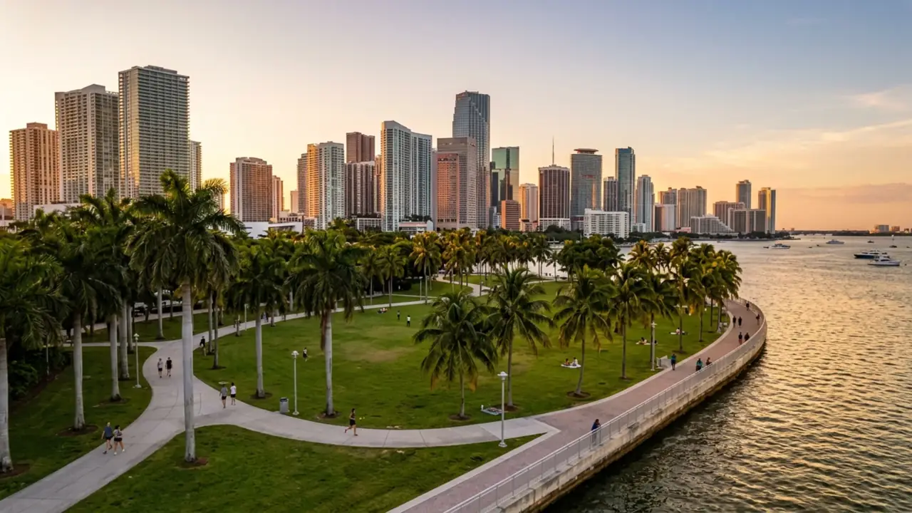AI illustration of Downtown Miami