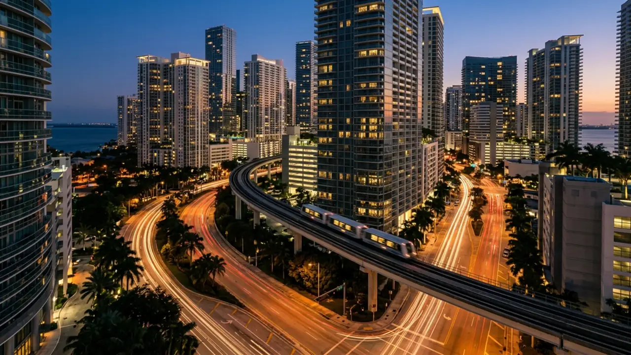 AI illustration of Downtown Miami