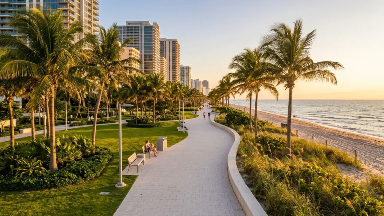 AI illustration of Hallandale Beach