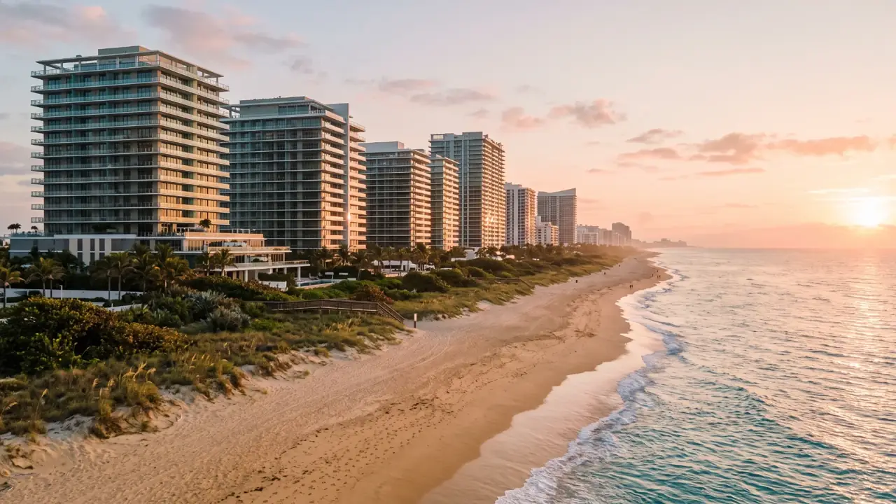 AI illustration of Hallandale Beach