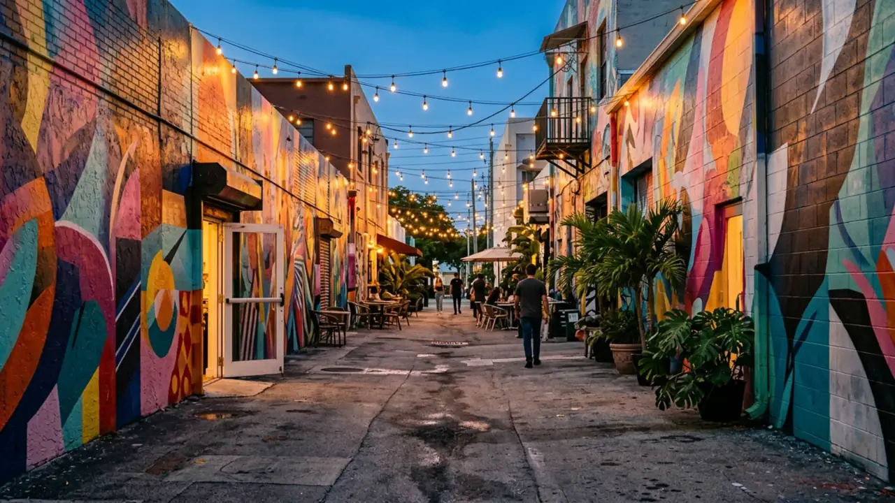 AI illustration of Midtown/Wynwood