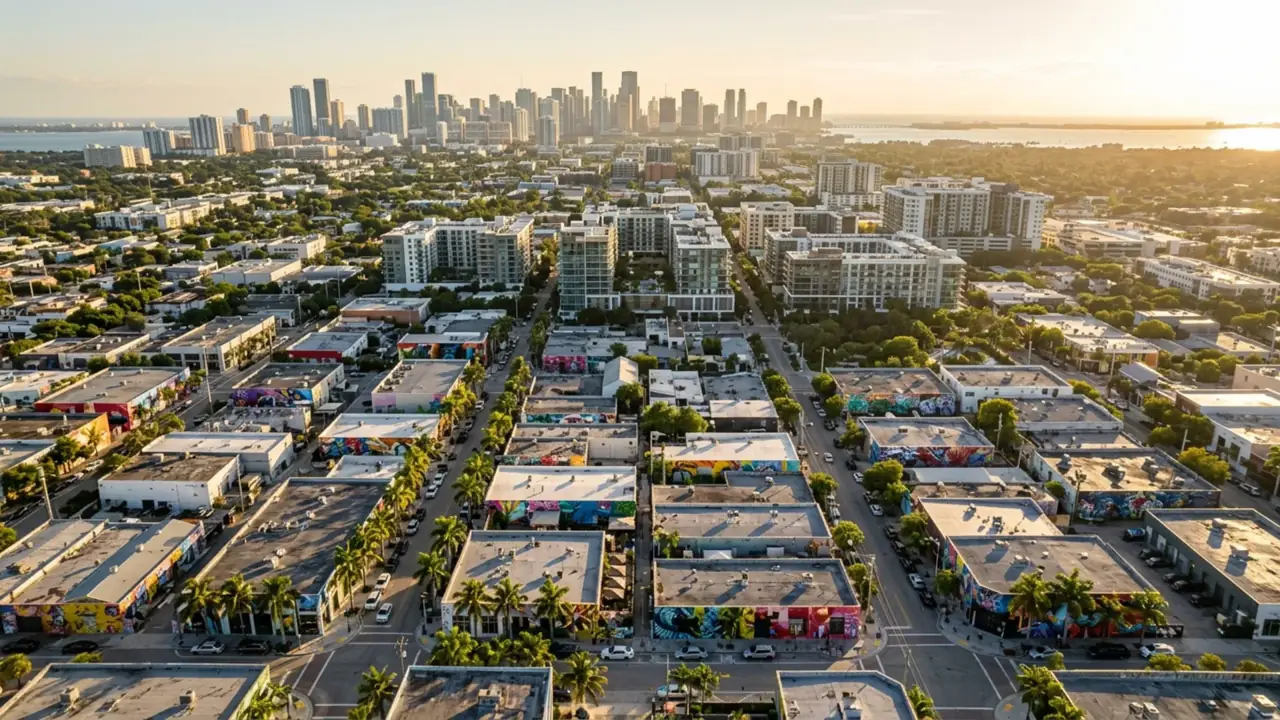AI illustration of Midtown/Wynwood