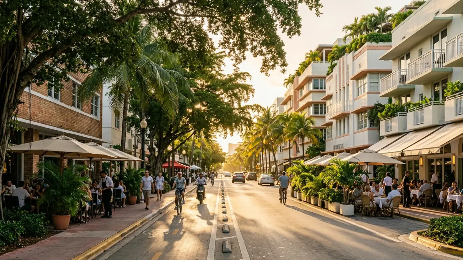 Studio Apartments in Miami: Buildings and Real Prices (AI illustration)