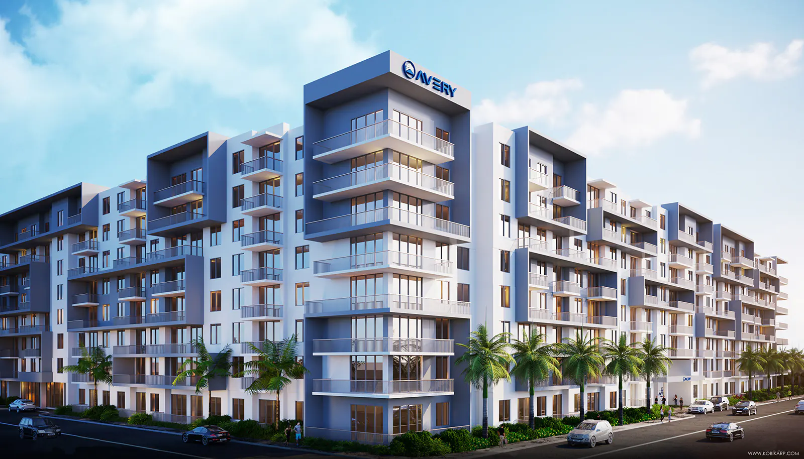 Render de Avery Dania Pointe East en Dania Beach