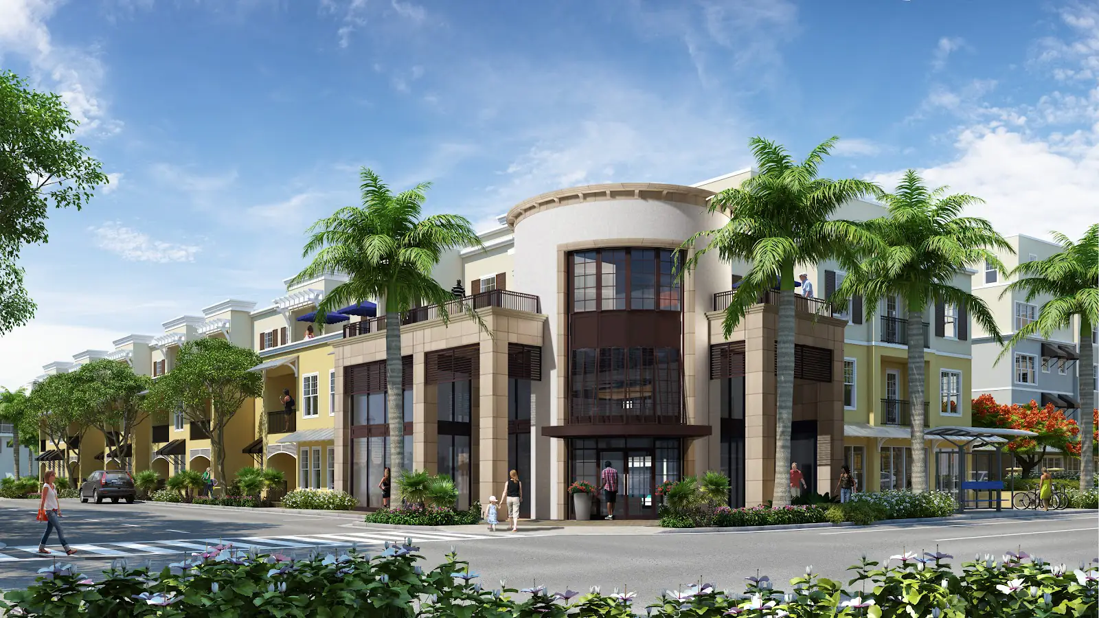 Render de BrEz at Atlantic Crossing en Delray Beach