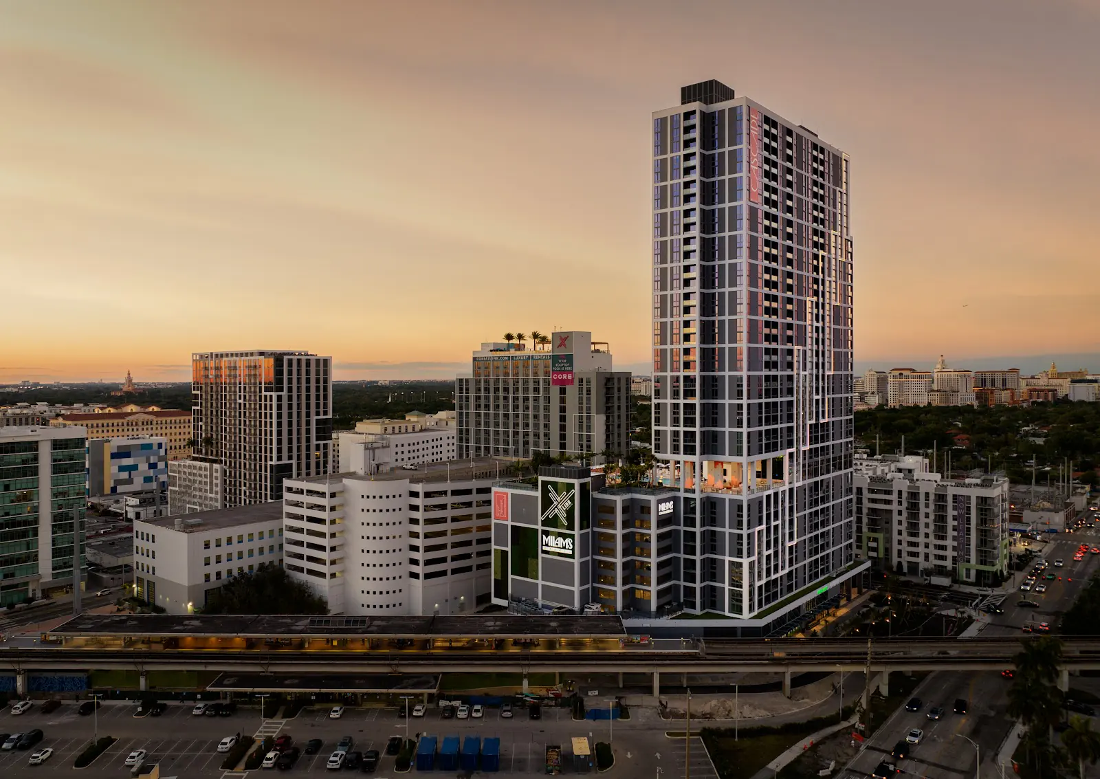 Edificio de apartamentos Cascade Link at Douglas en Coconut Grove, Miami