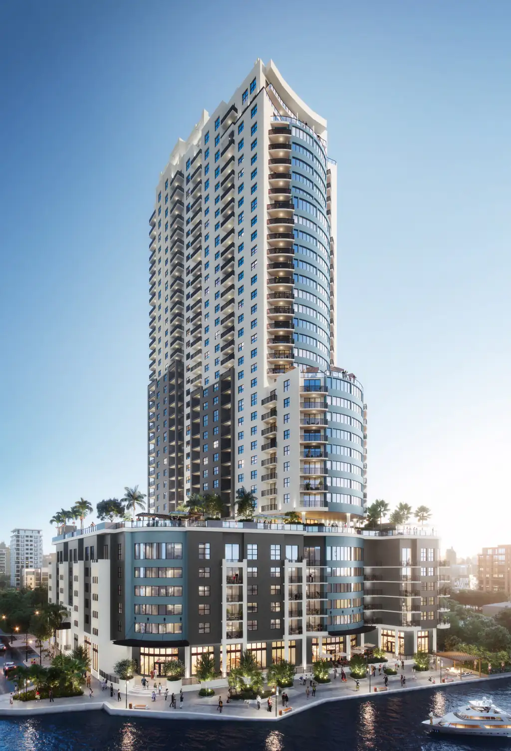 Render de Harbour at New River en Fort Lauderdale