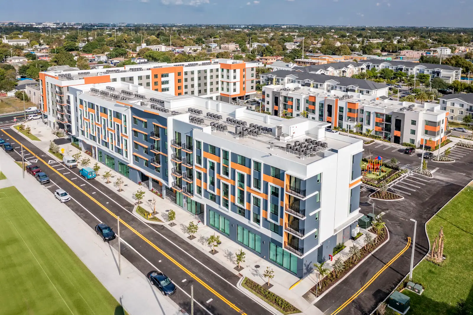 Edificio de apartamentos Liberty Square en Liberty City, Miami